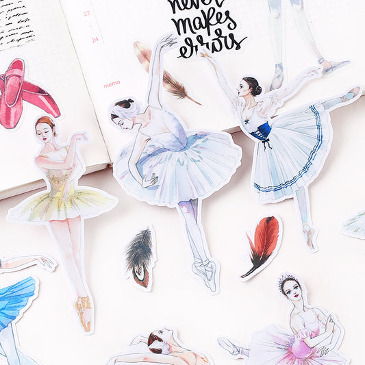 Ballet Girl Stickers 15pcs