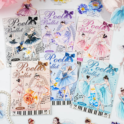 Ballet Monologue Series Sticker 30pcs