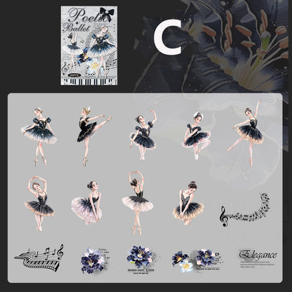 Ballet Monologue Series Sticker 30pcs