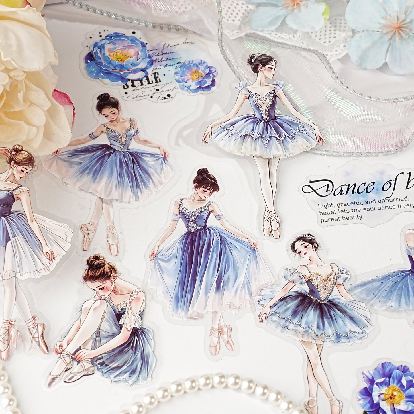 Ballet Monologue Series Sticker 30pcs