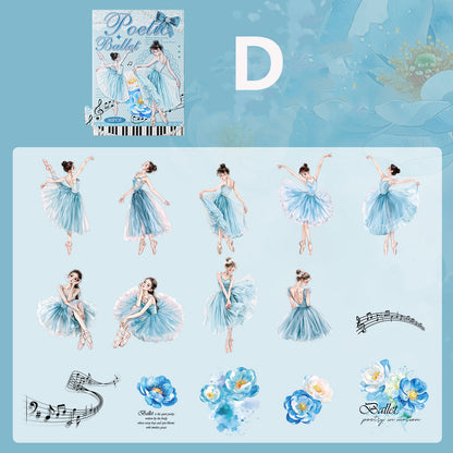 Ballet Monologue Series Sticker 30pcs