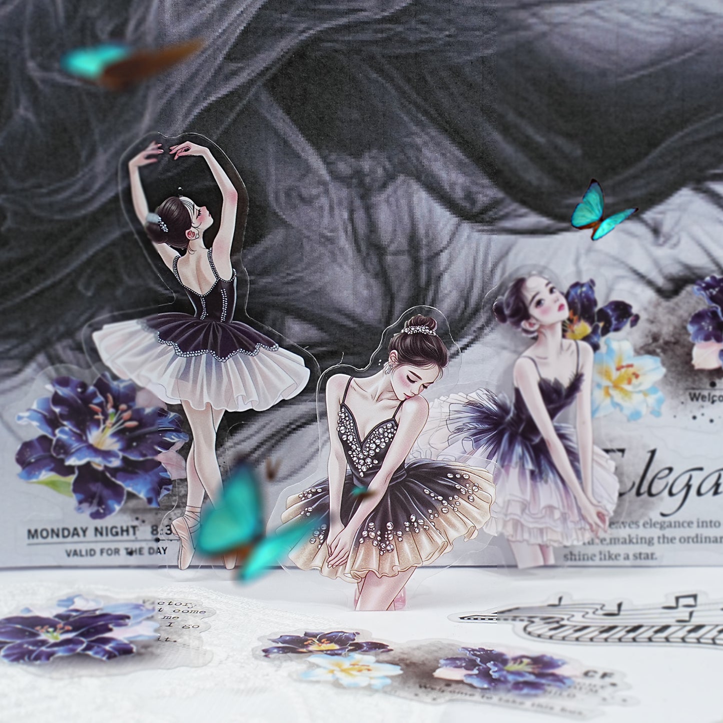 Ballet Monologue Series Sticker 30pcs