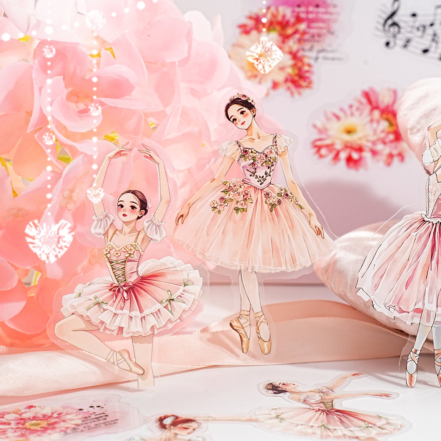 Ballet Monologue Series Sticker 30pcs