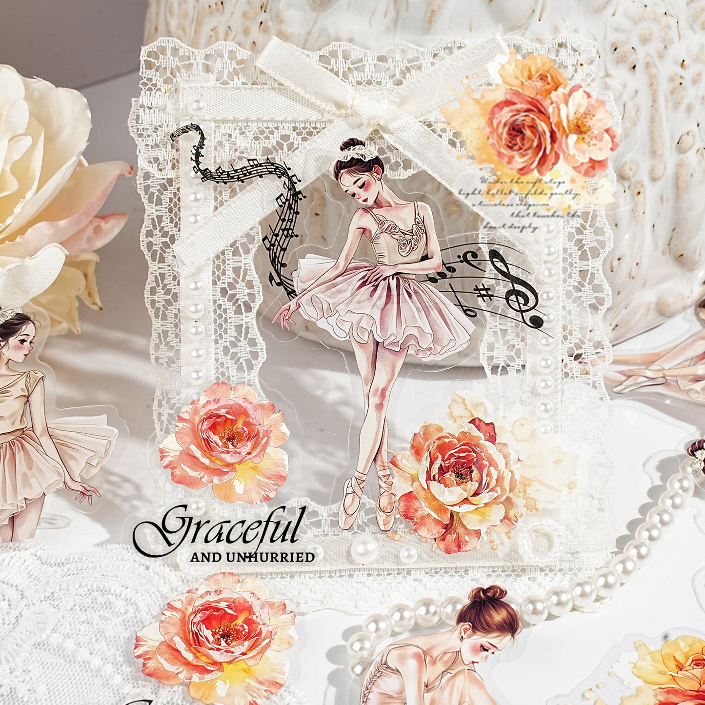 Ballet Monologue Series Sticker 30pcs
