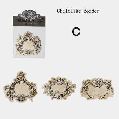 Baroque Border Paper 30pcs