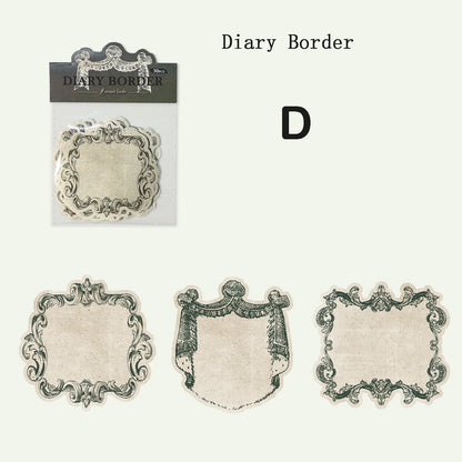 Baroque Border Paper 30pcs