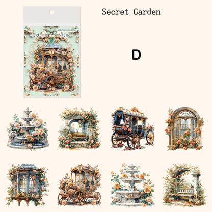 Baroque Castle Stickers 16pcs