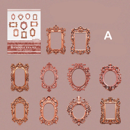 Baroque Picture Frame Stickers 10pcs