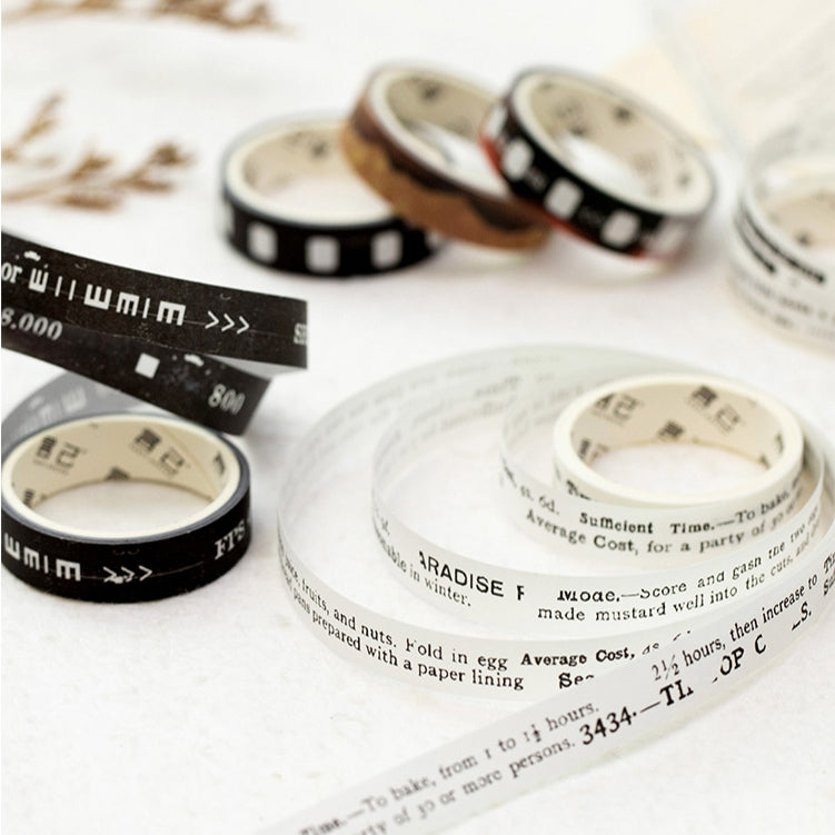 Basic Daily Life Tape 5pcs