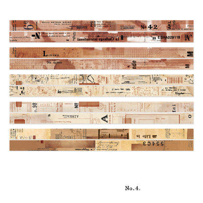 Basic Daily Life Tape 5pcs