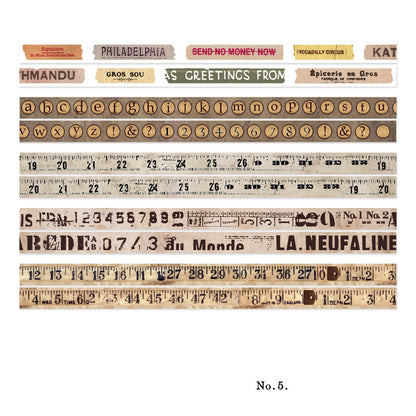 Basic Daily Life Tape 5pcs