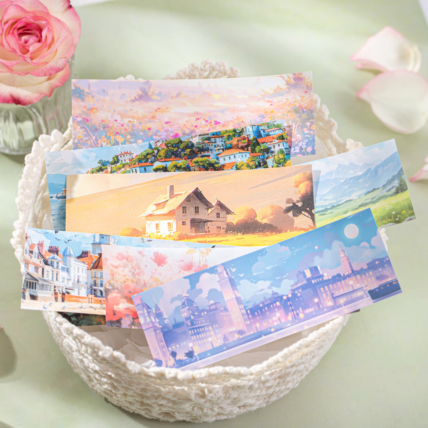 Beautiful Scenery in Memory Sticker 30pcs – Estarcase