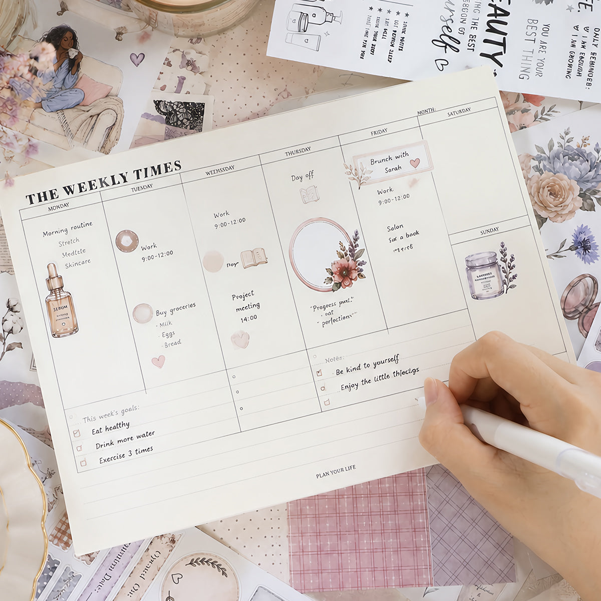 Beautiful Skin Sticker Book