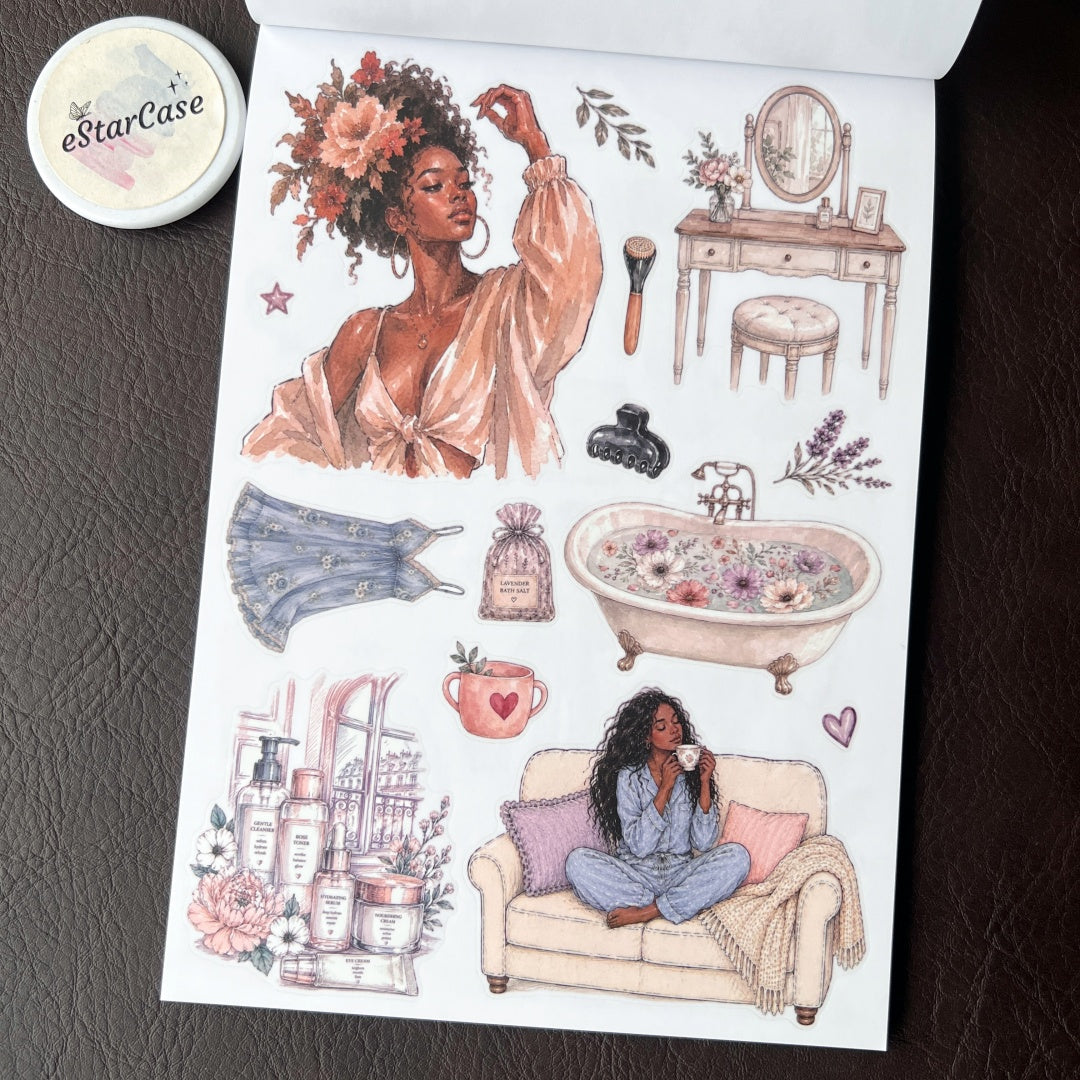 Beautiful Skin Sticker Book