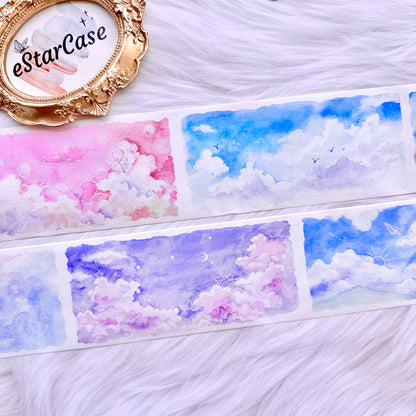 7cm*200cm Beautiful Sky Washi Tape