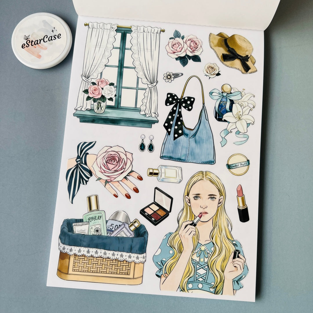Beauty Diary Sticker Book