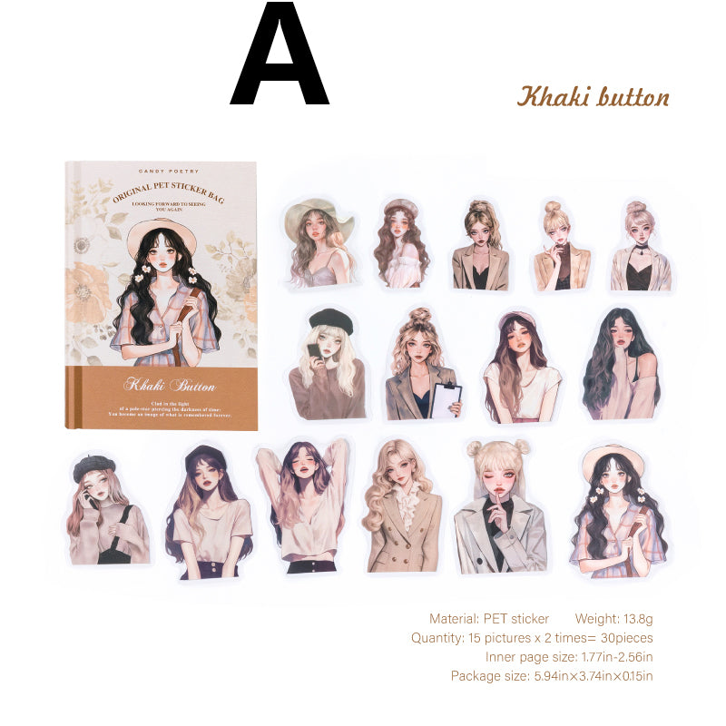 Beauty Era Sticker 30pcs