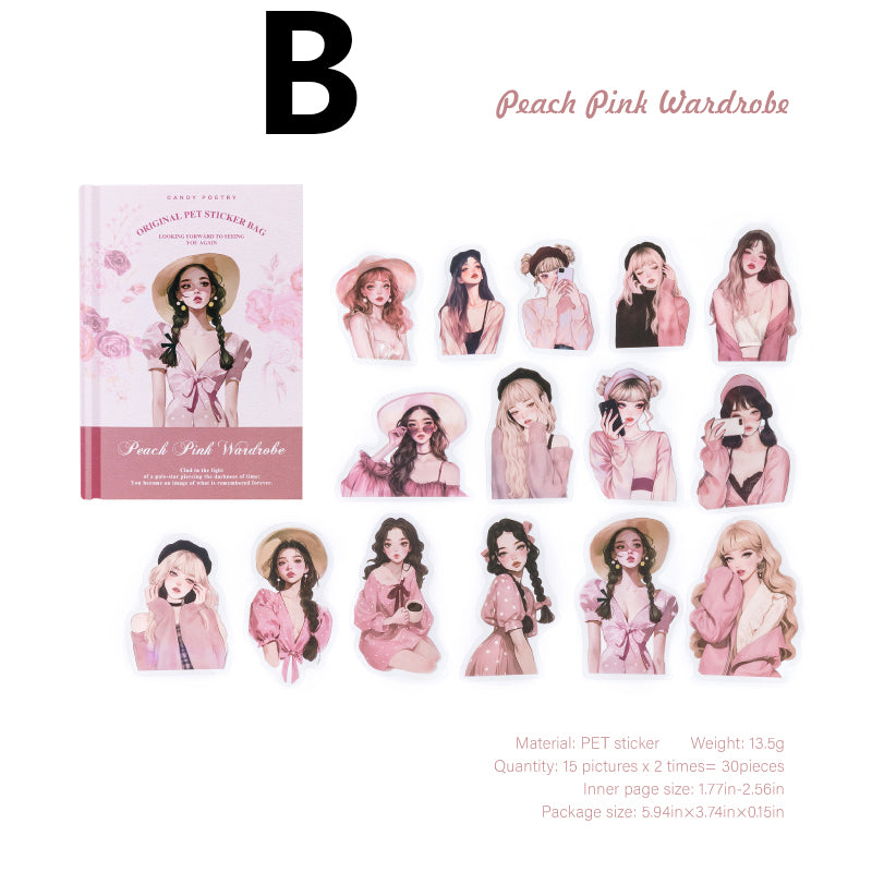 Beauty Era Sticker 30pcs
