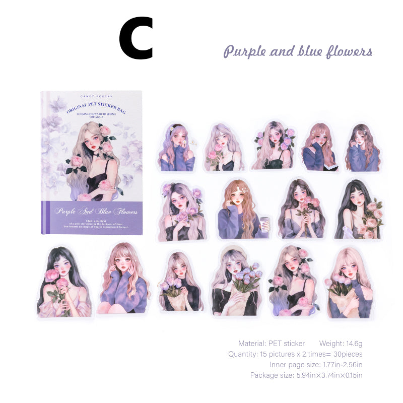 Beauty Era Sticker 30pcs