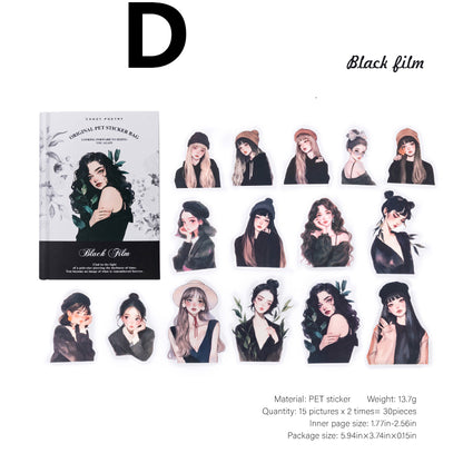 Beauty Era Sticker 30pcs