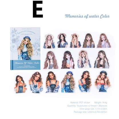 Beauty Era Sticker 30pcs