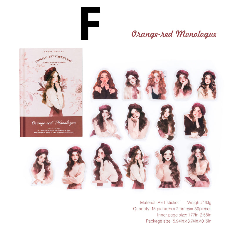 Beauty Era Sticker 30pcs