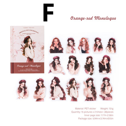 Beauty Era Sticker 30pcs