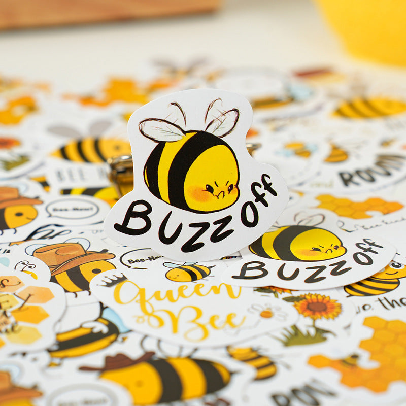 Happy Bee Stickers 46pcs