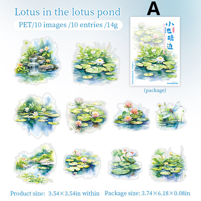 Beside The Small Pond Sticker 10pcs
