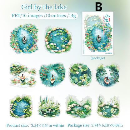 Beside The Small Pond Sticker 10pcs