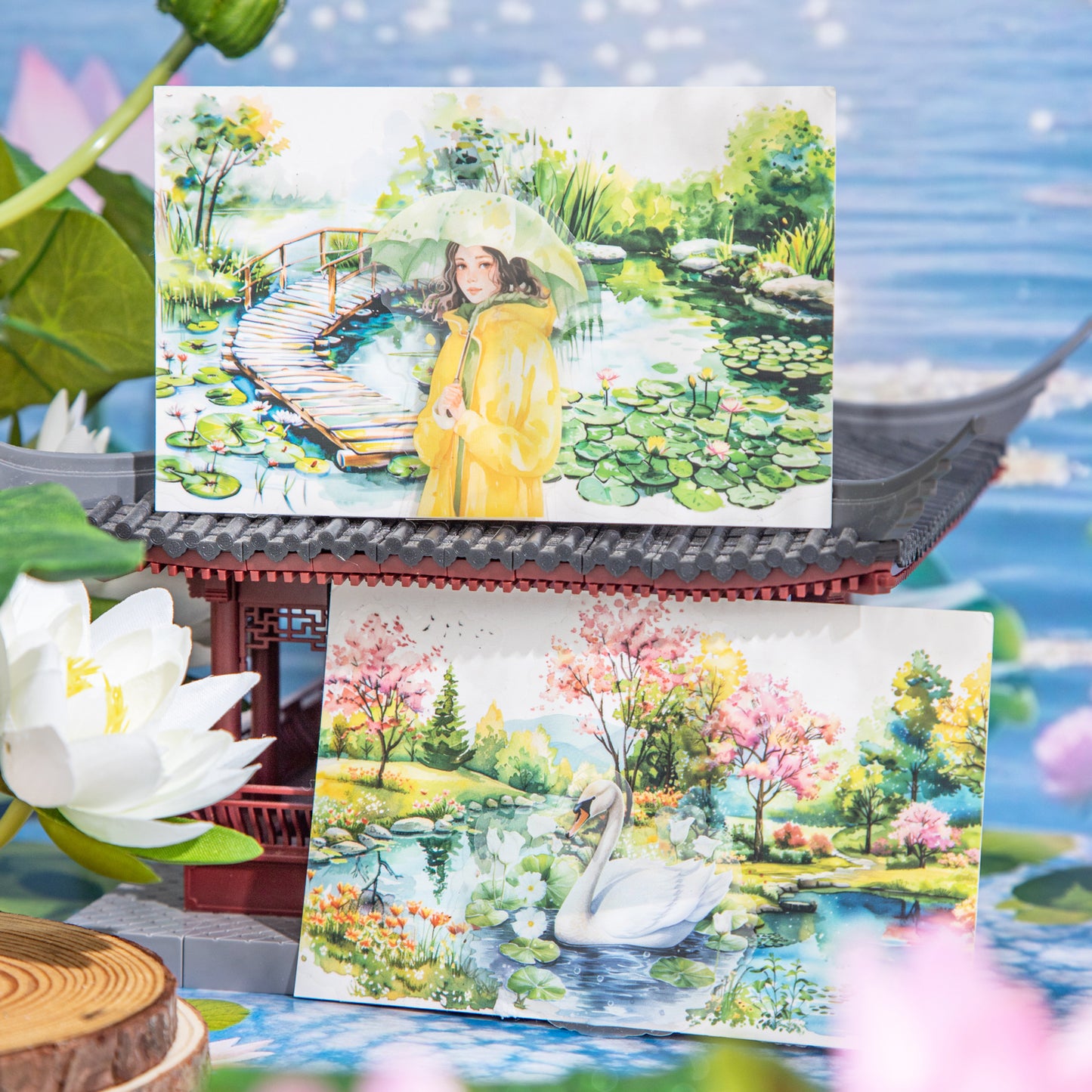 Beside The Small Pond Sticker 10pcs