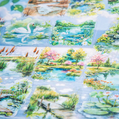Beside The Small Pond Sticker 10pcs