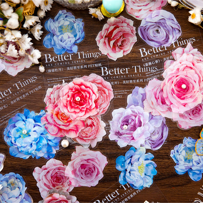 Better Things Flower Stickers 10pcs