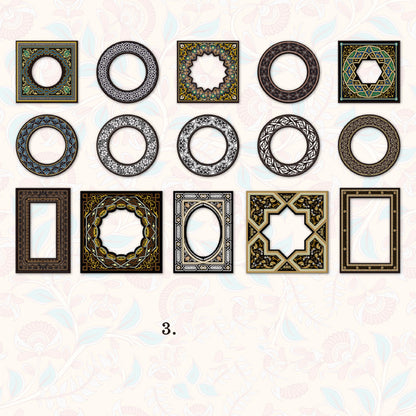 Between Square and Circle Series 30PCS