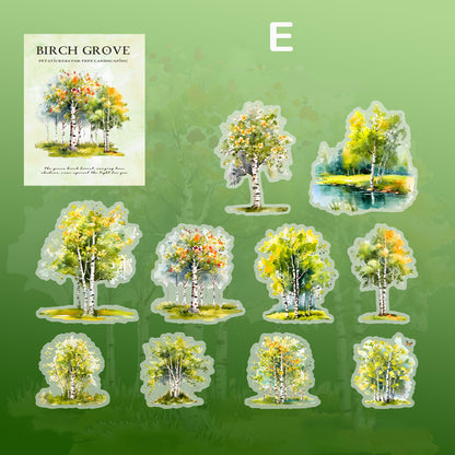 Birch Grove Stickers 10pcs