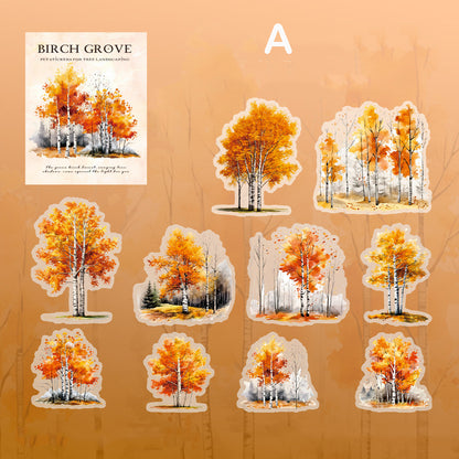 Birch Grove Stickers 10pcs