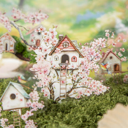 Bird Building Sticker 10pcs