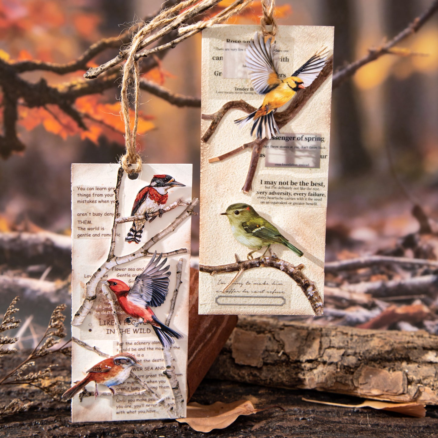 Birds In The Forest Stickers 20pcs