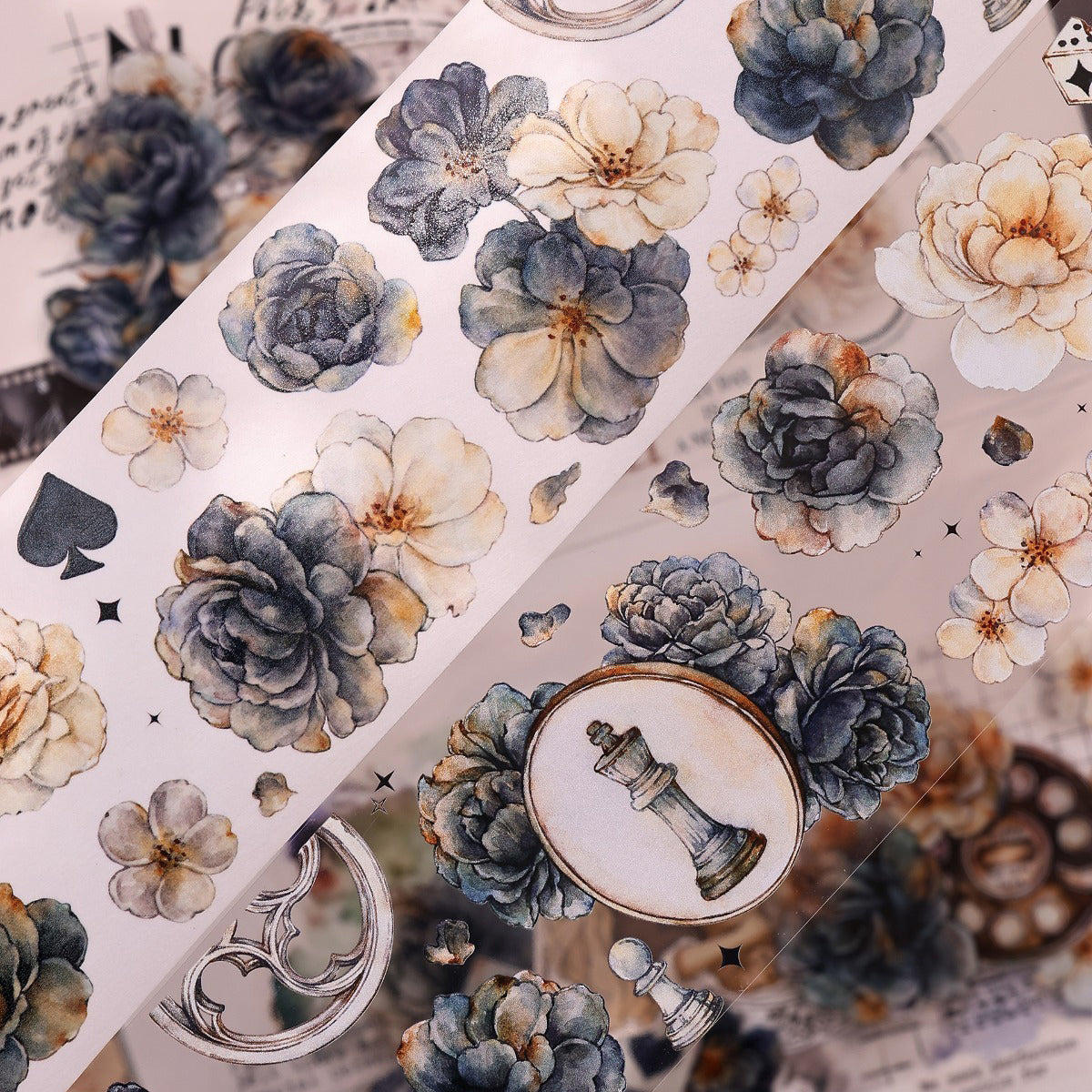 6cm*120cm Black and White Chess Dream Tape