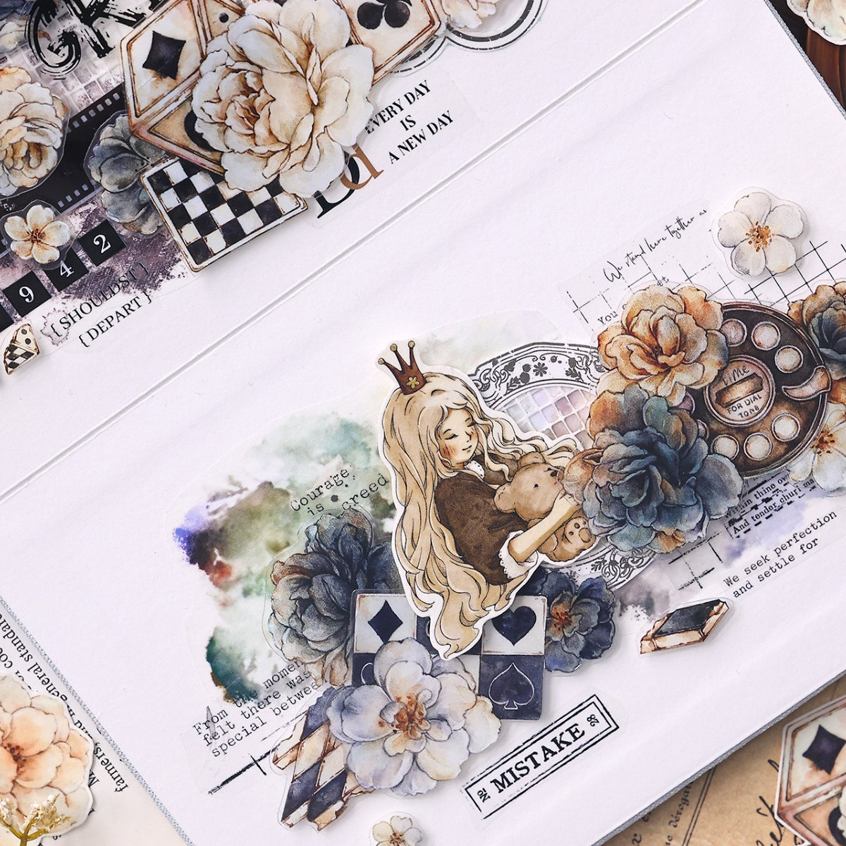 6cm*120cm Black and White Chess Dream Tape