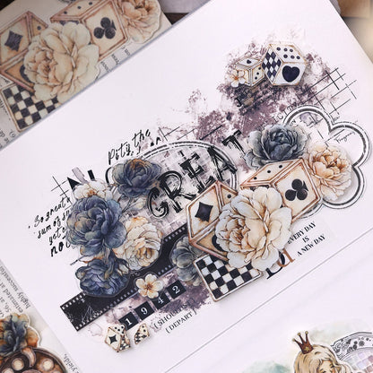 6cm*120cm Black and White Chess Dream Tape