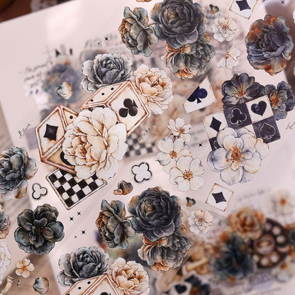 6cm*120cm Black and White Chess Dream Tape