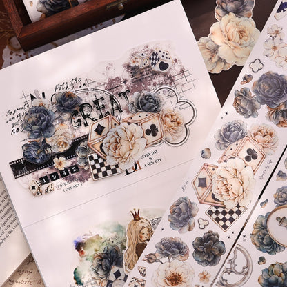 6cm*120cm Black and White Chess Dream Tape