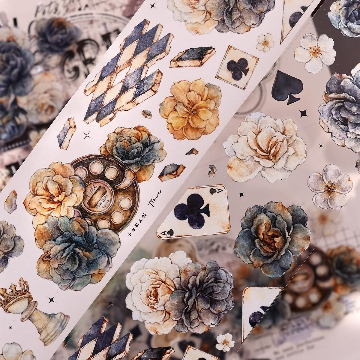 6cm*120cm Black and White Chess Dream Tape