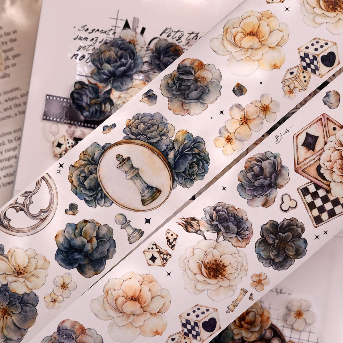 6cm*120cm Black and White Chess Dream Tape