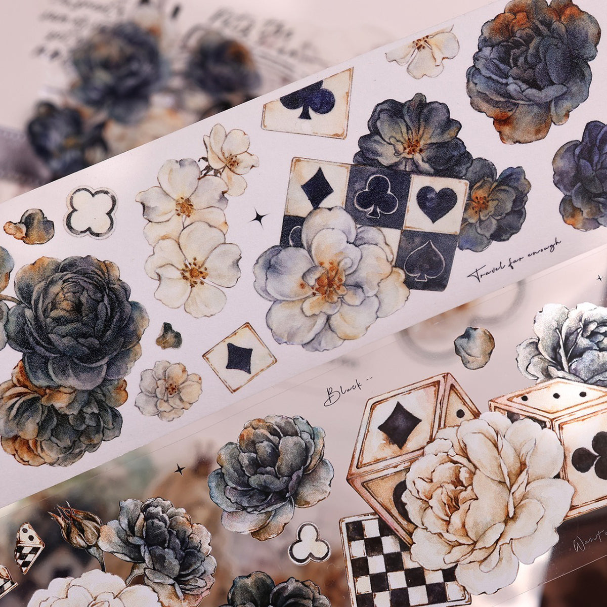 6cm*120cm Black and White Chess Dream Tape