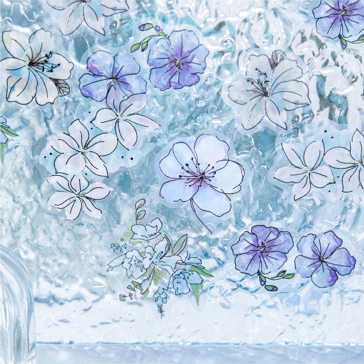 Blooming Flowers Like a Dream Sticker 20pcs