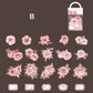 Blooming Period Flower Sticker 40pcs