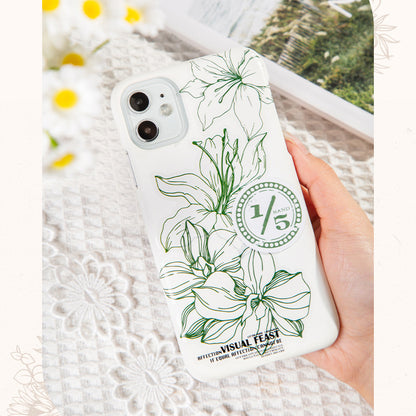 Blooming Period Flower Sticker 40pcs