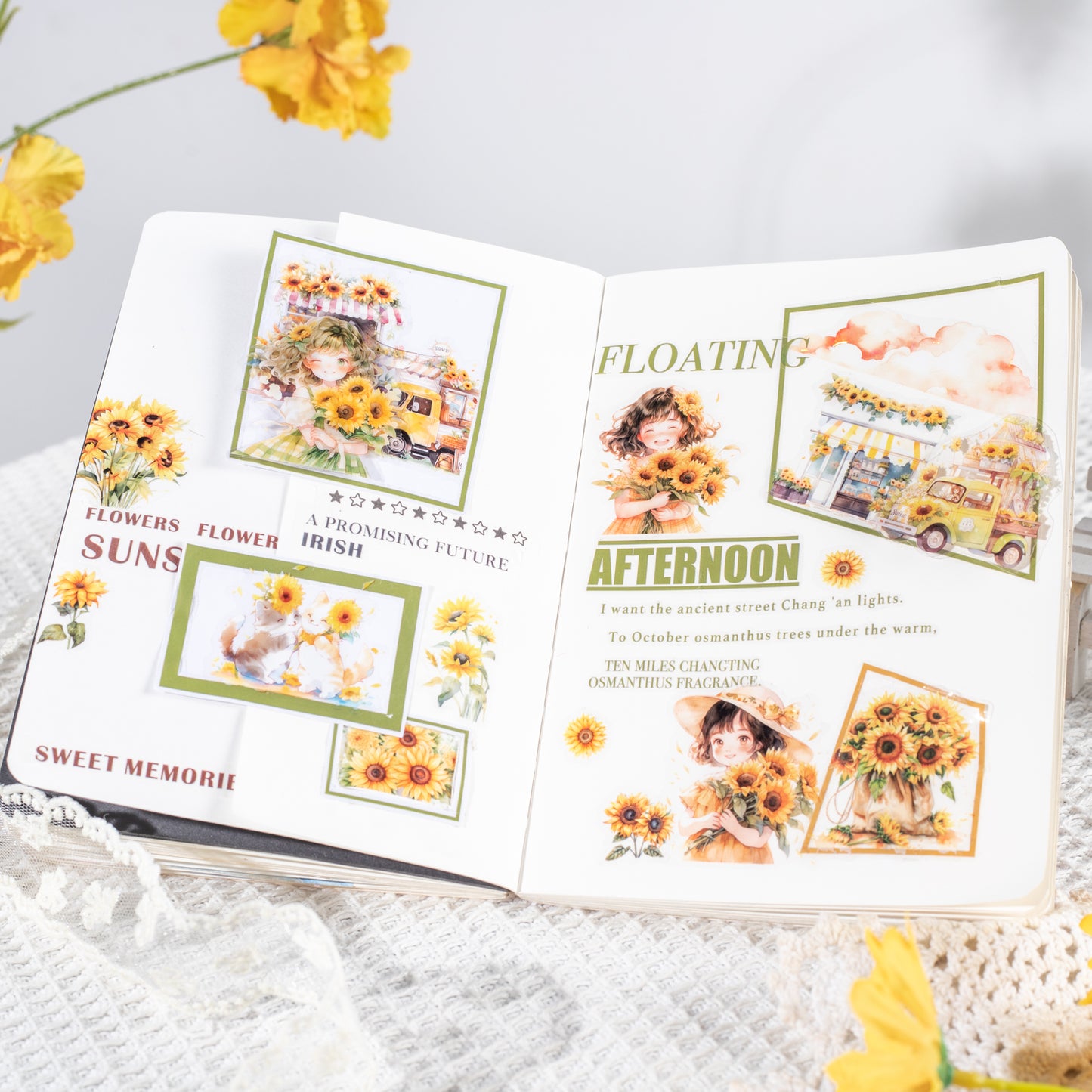 Blooming Sunflower All Tape